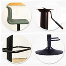 Bar Stool Modern Simple Backrest Lifting Rotary Bar Chair Adjustable Bench PUB / CAFE Metal Base