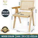 Nordic Rattan Chair Balcony Leisure Chair Lazy Solid Wood Sofa Chair Single Household Rattan