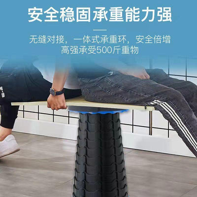 Foldable Stool Outdoor Telescopic Stool Seat Portable Fishing Stool Folding Adjustable Stool