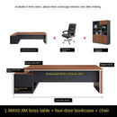 YICHANG Office Desk With Storage Cabinet Manager Table