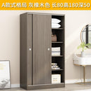 2021 Cabinet Sliding Wardrobe Bedroom Solid Door Rental House Children's Wooden Dormitory Home