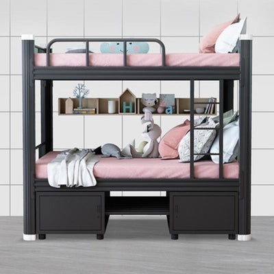 Double Decker Bed Stainless Steel Single Bed Frame High Load-bearing Installation Bunk Bed Free Bed