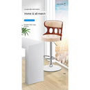 Backrest Lifting Modern High Simple Rotating Foot Bar Stool Cashier Front Desk Chair