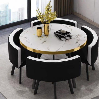 Dining Table Dining Table Set Light Luxury Dining Table and Chair Small Round Table OfficeTable and