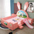 ON SALE🔥🔥Children's Bed Girl Princess Bed With Guardrail Slide Solid Wood Soft Blue Pink Cartoon
