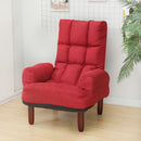 Chair Omlin Office Lazy Sofa Computer Chair Japanese Folding Reclining Chair Single Cloth Sofa 【In