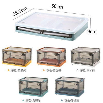 Koala 100L Transparent Foldable Storage Box with Wheels Made by Premium Quality Material