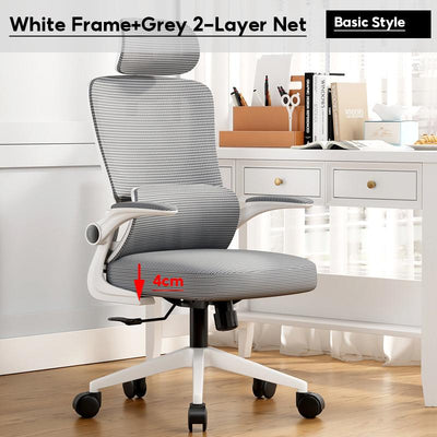 Mesh Office Chair High-back Lifting 160-185cm Thicken Office Chair Latex Ergonomic Comfort Home