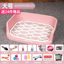 Pet Potty Urine Tray Automatic Teddy Supplies Urinal Basin Shit Small Medium Pet Flush Large Blue