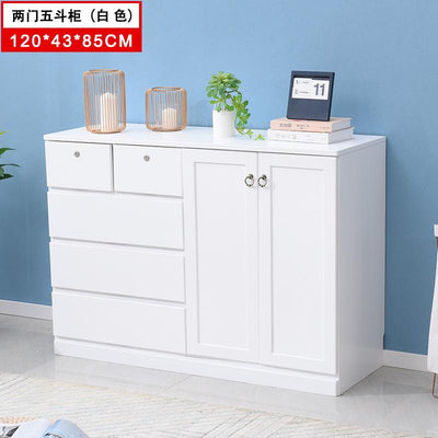 European-style Solid Wood Modern Light Luxury Bedroom Chest of Drawers Simple White Living Room