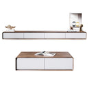 SENBIJU Nordic Light Luxury Tv Cabinet Tea Table Combination Simple Modern Small House Wall Hanging