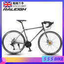 RALEIGH R9 Road Bike Variable Speed Road Bike Male and Female Double Disc Brake Adult Light Off Road