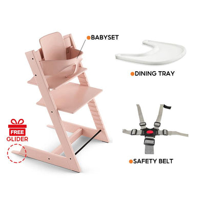 Baby Adjustable High Chair Set