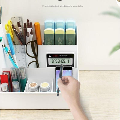 Desktop Organizer Multi-function Large Capacity Makeup Organizer Bedroom Storage Box Office Desk