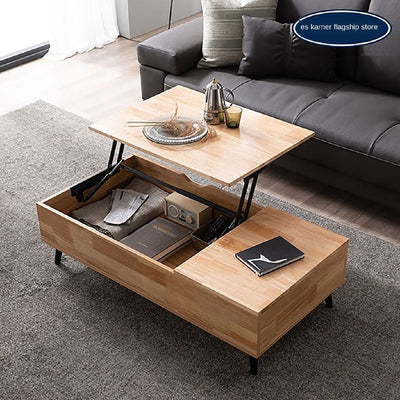 Multi-functional Coffee Table Lifting Dining Coffee Modern Simple Tea Table Small Apartment