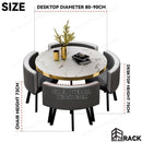 Dining Table Dining Table Set Light Luxury Dining Table and Chair Small Round Table OfficeTable and