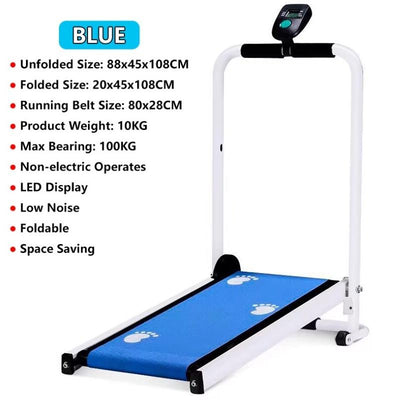 Pl Treadmill Desk Home Indoor Mini-folding Models Fitness Special Silent Electric Flat Walker