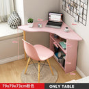 Study Table With Bookshelf Corner Desk Simple Desk Bookcase Integrated Corner Computer Desk