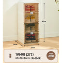 Foldable Shoe Cabinet Free Installation Plastic Shoe Box Rack Household Door Dust-proof Shoe Storage