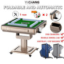 YICHANG Mahjong Table Machine Full Automatic Mahjong Table Dual Purpose Roller Coaster Heating