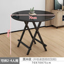 Foldable Table Round Home Dinning Folding Outdoor And Portable Stall Small Simple Dining Table