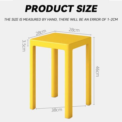 【Buy 3 Get 1 Free】Stackable Plastic Stool Living Room Use Plastic Dining Stool/Dining Chair Step