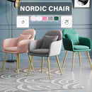 Nordic Dining Chair Makeup Soft Cushion Computer Chair Home Restaurant Backrest Stool