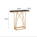 Nordic Console Table Home Living Room Light Luxury Marble Porch Table Modern Simple Console Table