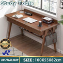 JR Solid Wood Study Table With Drawer Home Computer Table Simple Writing Study Desk