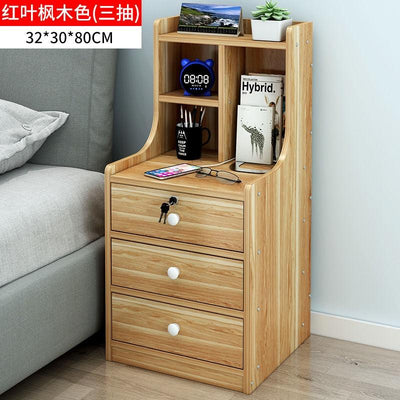 Bedside Cabinets with Drawers Furniture Wood Bedside Table Multiple Styles Bedside Table