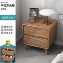 Smart Bedside Table Wireless Charging Bedside Cabinet With USB Sockets And 3-Color Light Chinese