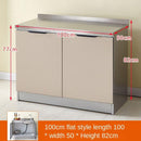 Stainless Steel Cabinet Simple Kitchen Cabinet Counter Stiller Cabinetself-assembly Economy Cabinet