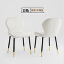 Dining Chair Waterproof Pu/Leather Dining Chair Living Room Leisure Chair Modern Backrest Chair