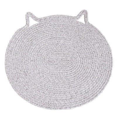 RUNPET Sisal Cat Scratch Mat Cat Scratcher Horizontal Cat Floor Scratching Pad Rug Scratch Pad for