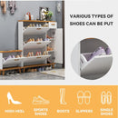Shoe Rack Nordic Tipping Bucket Household Entrance Large Capacity Storage Porch Cabinet Indoor