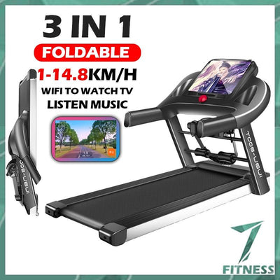 Foldable Treadmill Home Folding Silent Electric Treadmill