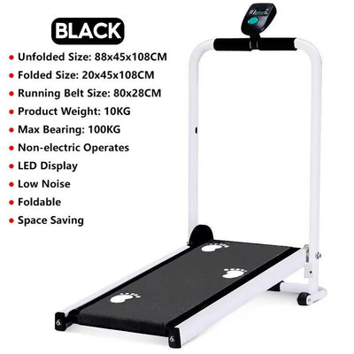 Pl Treadmill Desk Home Indoor Mini-folding Models Fitness Special Silent Electric Flat Walker