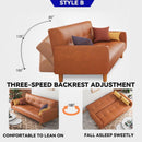 Multifunctional Foldable Sofa Bed Home Living Room Fabric Sofa With Storage Retractable Sofa Bed