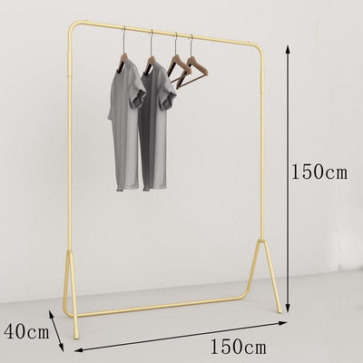 Economical Landing Modern Iron Rack Simple Men's And Women's Display Children's Clothing Shelf