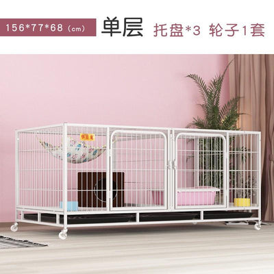 BOUSSAC Pet House and Cat Cage Breeding Three-tier Villa Shop Double-decker Nest Foster Dog Pigeon