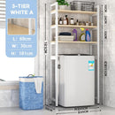 PYGH Washing Machine Rack Flip Washing Machine Bathroom Storage Rack Toilet Storage Rack