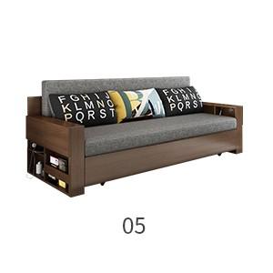 HQ Folding Sofa 1.25-2.05m Multifunctional Foldable Sofa Bed, Retractable Sofa Living Room