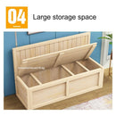 CONSIDER Solid Wood Card Seat Home Balcony Lounge Bench Living Room Nordic Storage Corner L-shaped