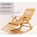 Sleeping Reclining Folding Lunch Break Free Household Balcony Leisure Elderly Bamboo Fu-shaped