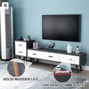 WOODYES TV Cabinet Tv Console Telescopic TV Combination Coffee Table Modern Simple Living Room