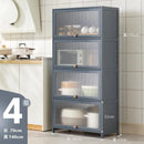 GUJIA Kitchen Cabinet Storage Cabinet Multi-layer Floor Shelf Multifunctional Cupboard Cabinet