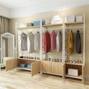 ⭐Clothing Shop Clothes Rack Display Rack Floor Coat Rack Belt Cabinets Shopping Mall Display