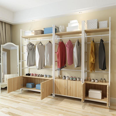 ⭐Clothing Shop Clothes Rack Display Rack Floor Coat Rack Belt Cabinets Shopping Mall Display