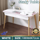 JR Solid Wood Study Table With Drawer Home Computer Table Simple Writing Study Desk