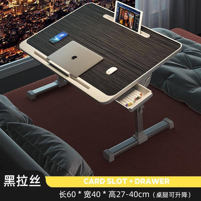 Fanenso Small Table Foldable Table Lifting Folding Bed Movable Table Notebook Computer Table